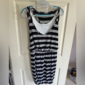 Bodycon double layer dress